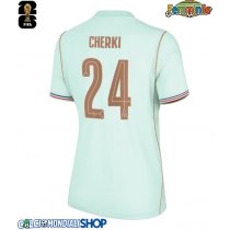 Maglie da calcio Francia Rayan Cherki #24 Seconda Maglia Femminile Mondiali 2026  Manica Corta
